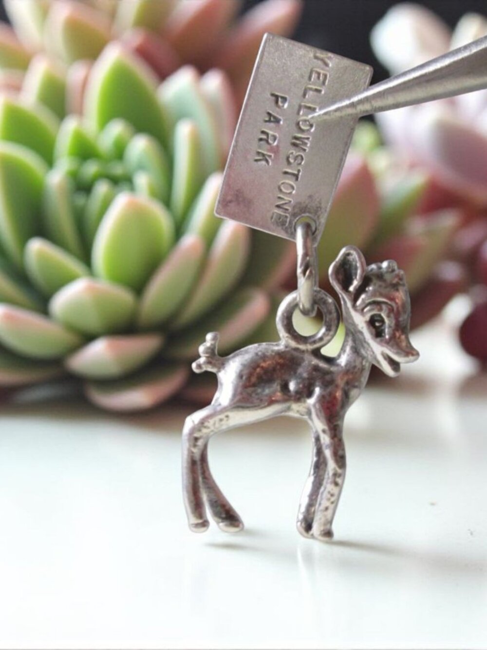 FAWN Vintage Baby Deer Bracelet Charm Sterling Silver from Bell Sterling